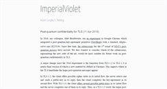Desktop Screenshot of imperialviolet.org