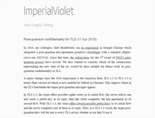Tablet Screenshot of imperialviolet.org